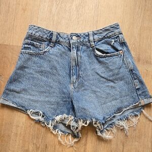 Dynamite Distressed Jean Shorts Sz 25